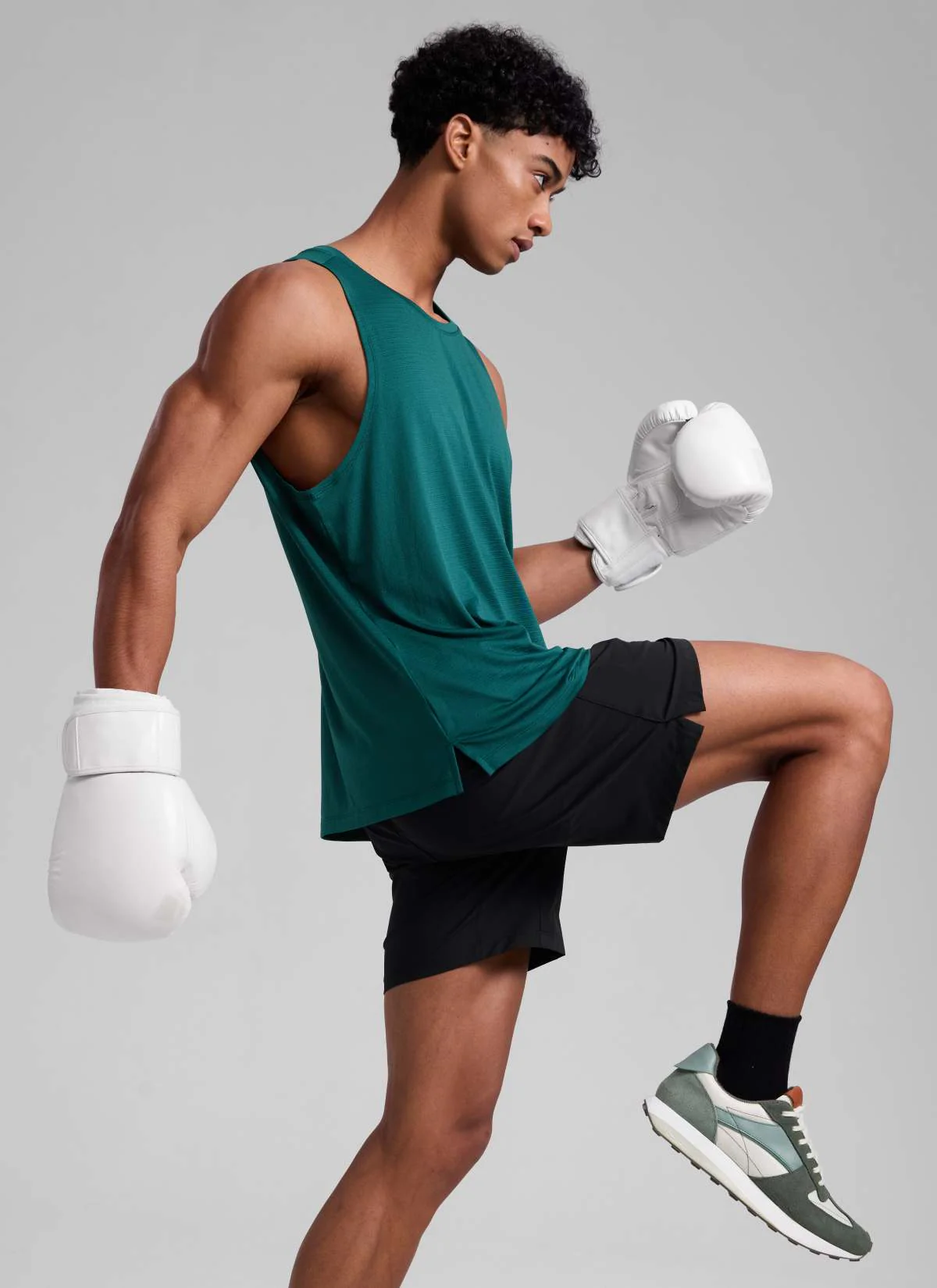 Lightweight Side Slits Narrow Shoulder Tank - Image 23