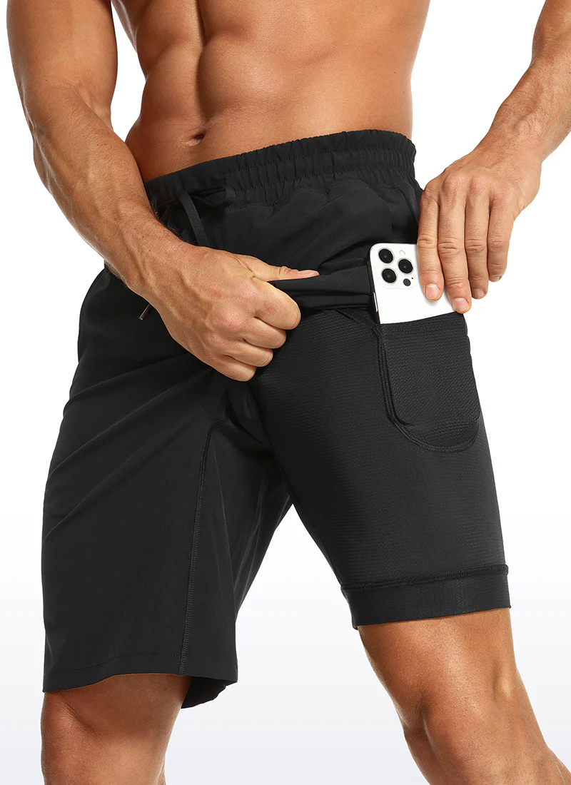 Feathery-Fit Athletic Shorts 9''- Lined - Image 10