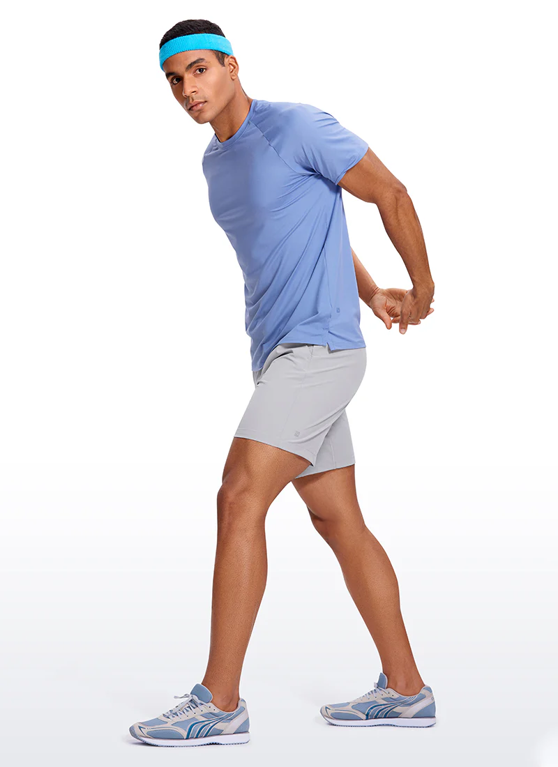 Feathery-Fit Athletic Shorts 7''- Linerless - Image 7