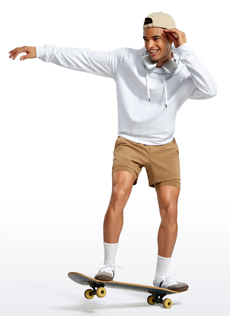 Feathery-Fit 2 in 1 Athletic Shorts 5''- with Pockets & Long Liner - Image 33