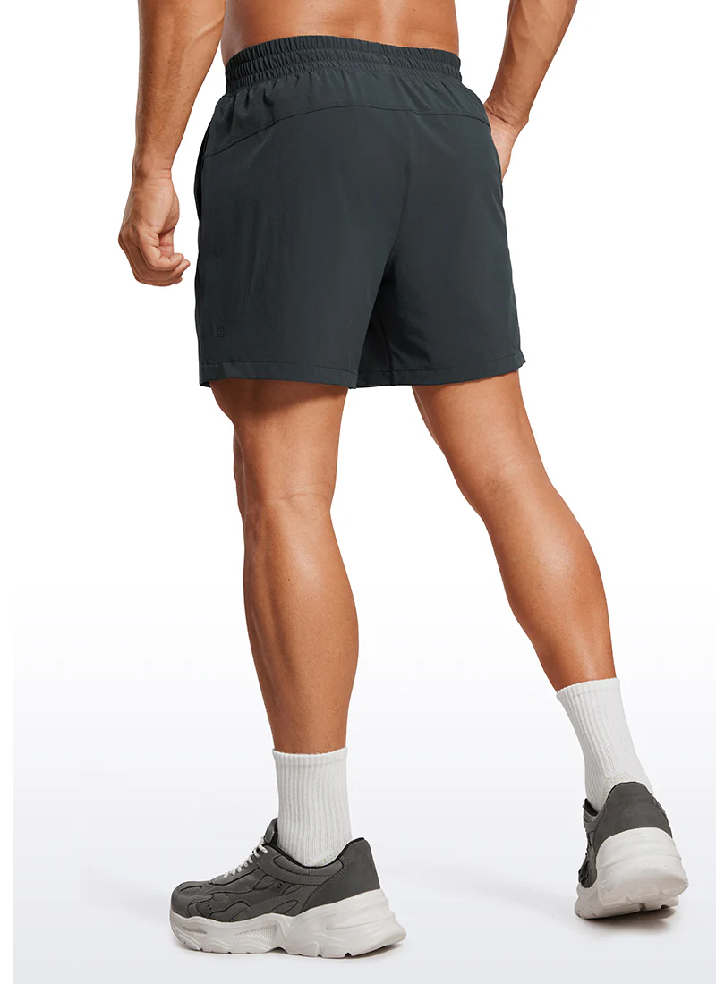 Feathery-Fit 2 in 1 Athletic Shorts 5''- with Pockets - Image 12