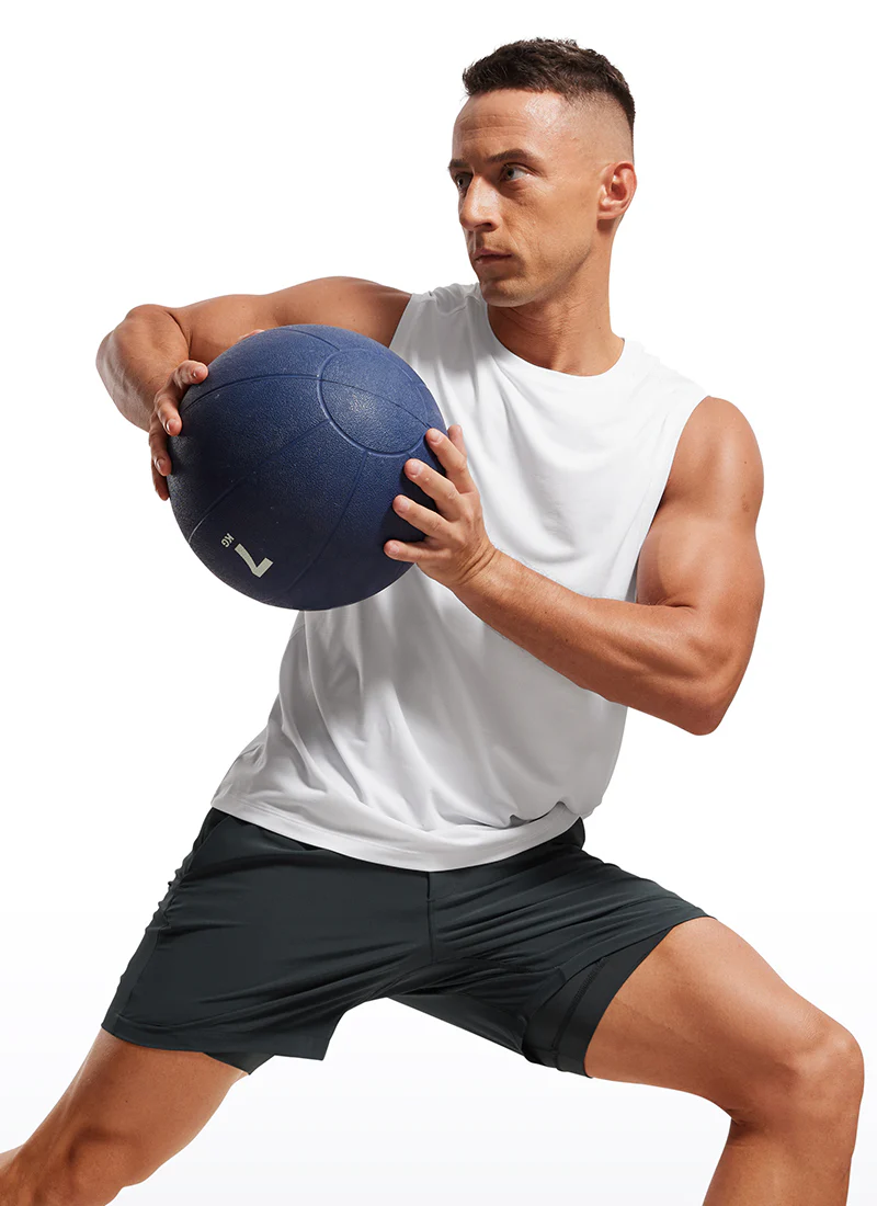 Feathery-Fit 2 in 1 Athletic Shorts 5''- with Pockets - Image 13