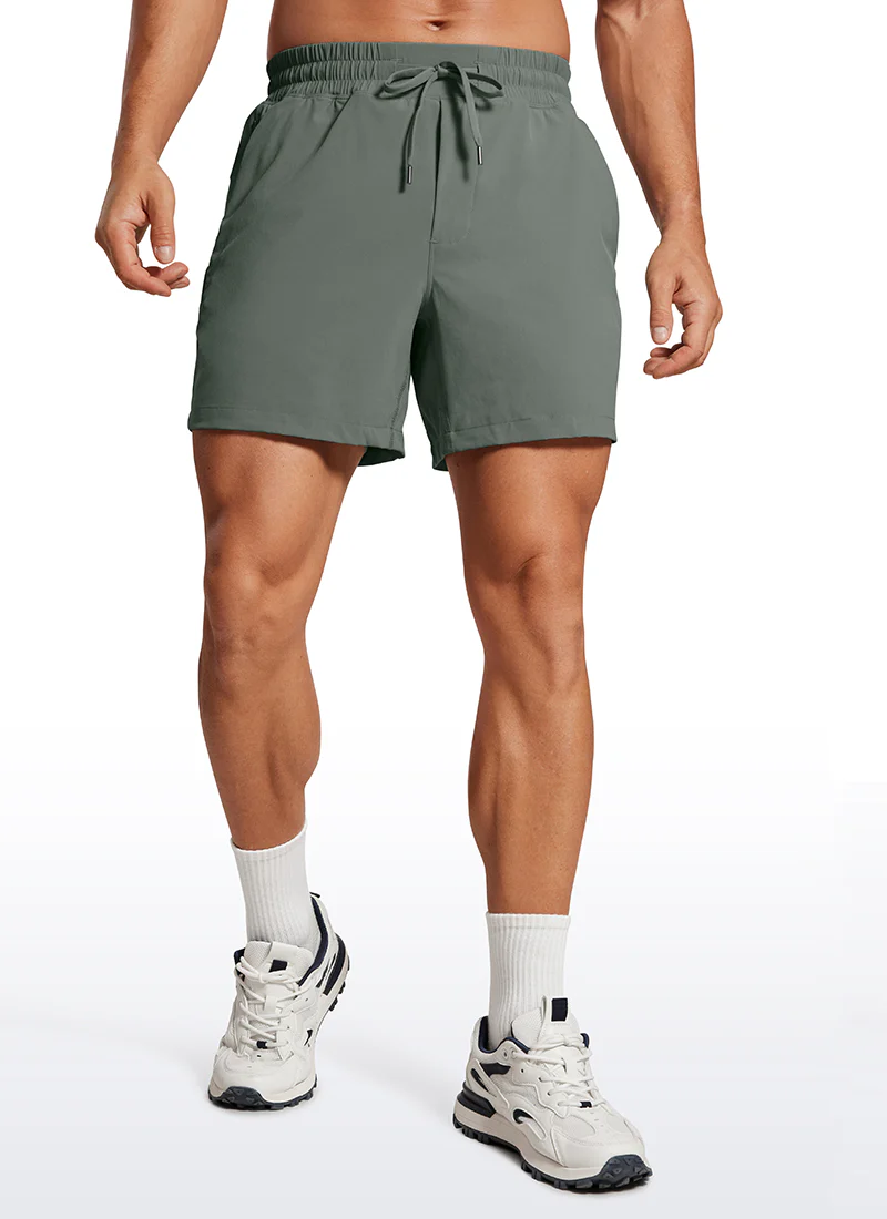Feathery-Fit 2 in 1 Athletic Shorts 5''- with Pockets - Image 16