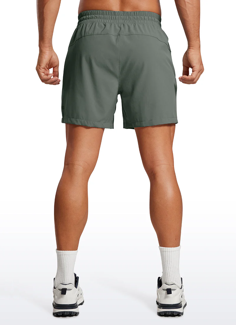 Feathery-Fit 2 in 1 Athletic Shorts 5''- with Pockets - Image 17