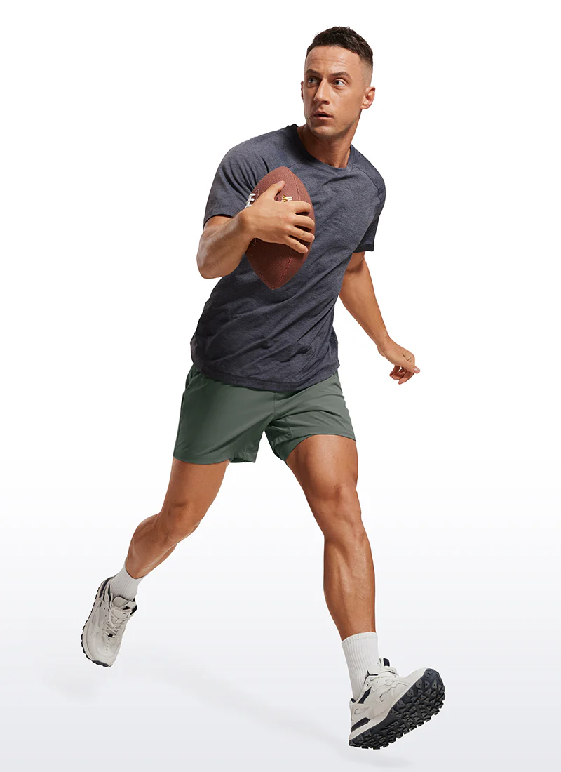 Feathery-Fit 2 in 1 Athletic Shorts 5''- with Pockets - Image 18