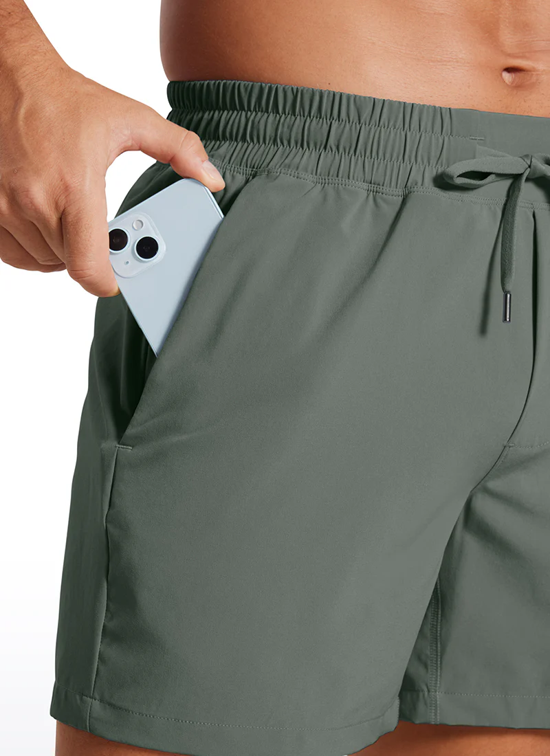 Feathery-Fit 2 in 1 Athletic Shorts 5''- with Pockets - Image 20