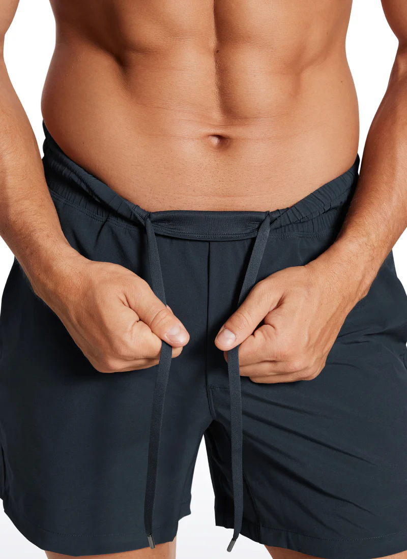Feathery-Fit 2 in 1 Athletic Shorts 5''- with Pockets - Image 9