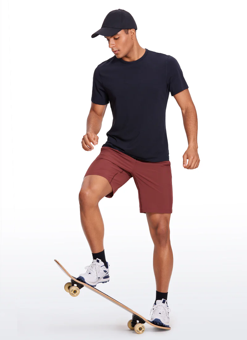 Feathery-Fit Linerless Athletic Shorts 9'' - Image 7