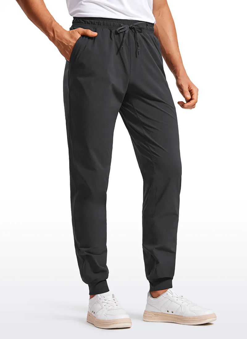 Lightweight Water Resistant Athletic Joggers with Zip Pockets 31" - Image 11