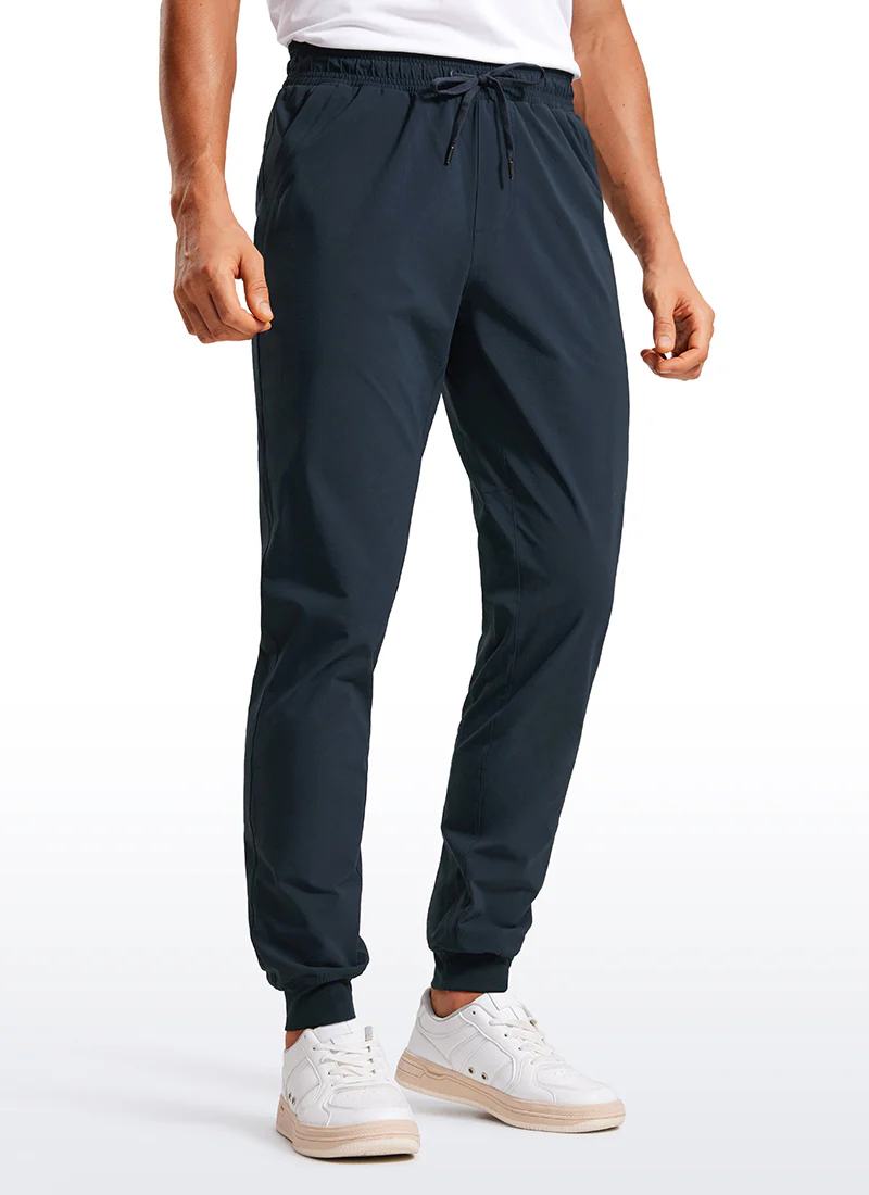 Lightweight Water Resistant Athletic Joggers with Zip Pockets 31" - Image 16