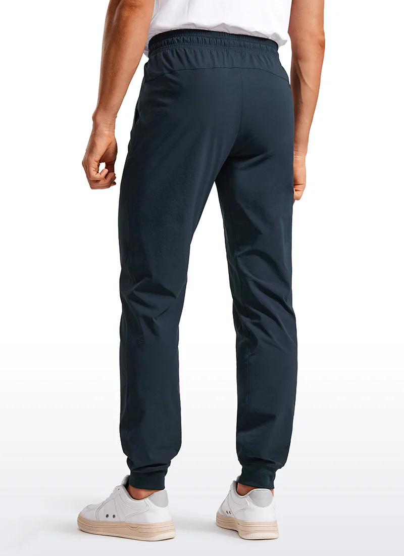 Lightweight Water Resistant Athletic Joggers with Zip Pockets 31" - Image 17