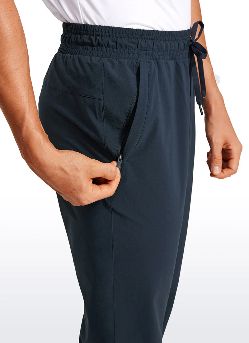Lightweight Water Resistant Athletic Joggers with Zip Pockets 31" - Image 20