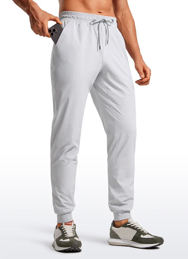 Lightweight Water Resistant Athletic Joggers with Zip Pockets 31" - Image 21