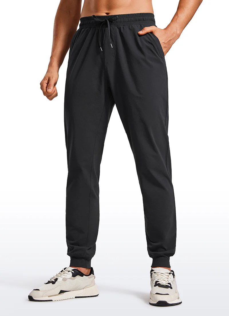 Lightweight Water Resistant Athletic Joggers with Zip Pockets 31" - Image 6