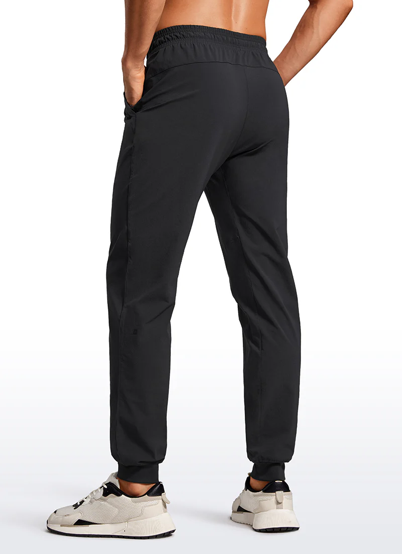 Lightweight Water Resistant Athletic Joggers with Zip Pockets 31" - Image 7