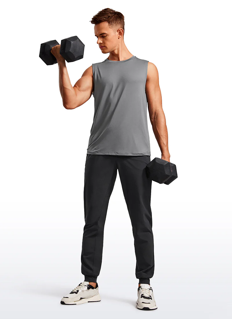 Lightweight Water Resistant Athletic Joggers with Zip Pockets 31" - Image 8