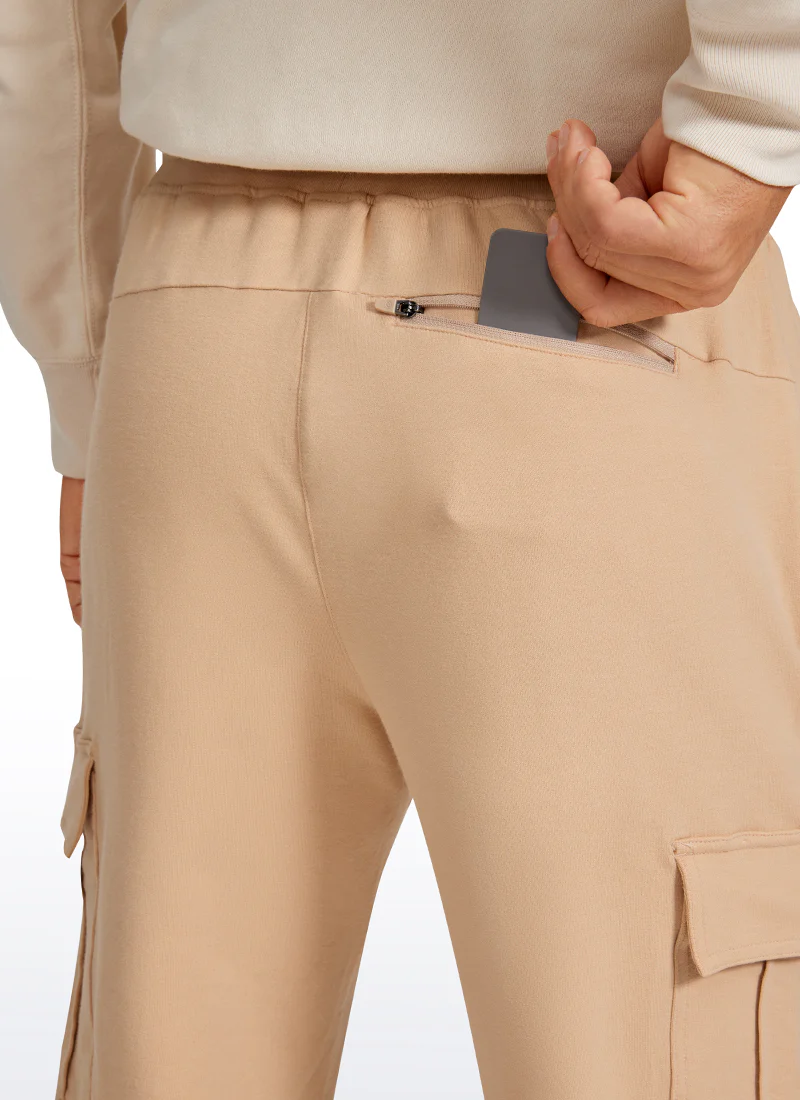 Stretch Classic-Fit Sweatpants with Multi Pockets 29" - Image 10