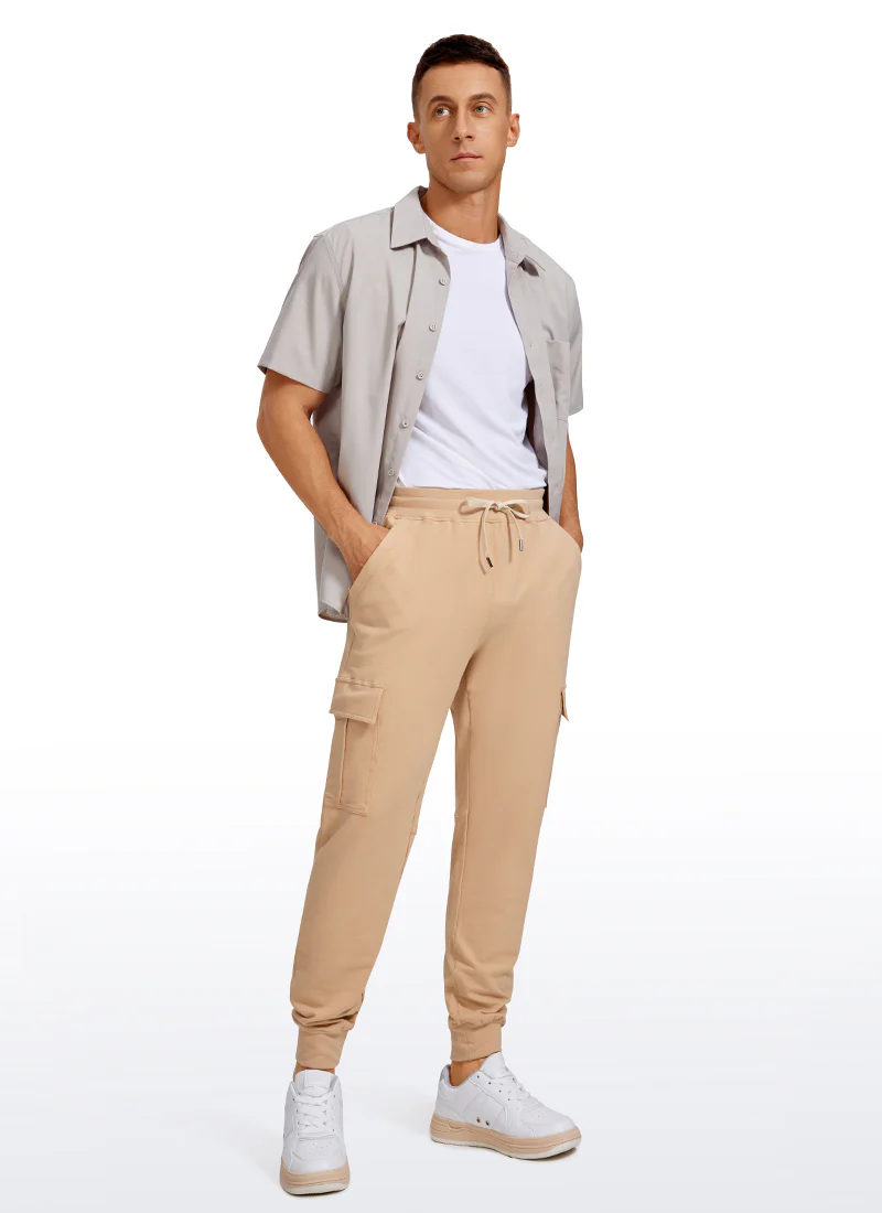 Stretch Classic-Fit Sweatpants with Multi Pockets 29" - Image 11