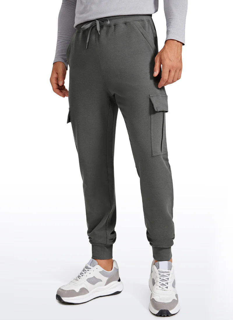 Stretch Classic-Fit Sweatpants with Multi Pockets 29" - Image 4
