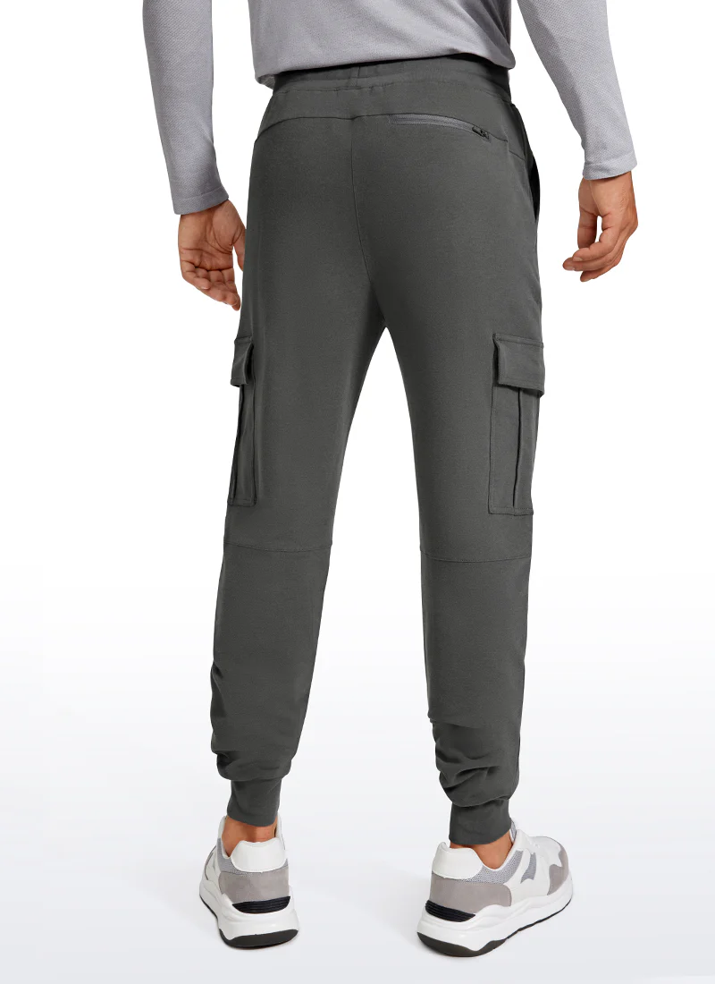 Stretch Classic-Fit Sweatpants with Multi Pockets 29" - Image 5