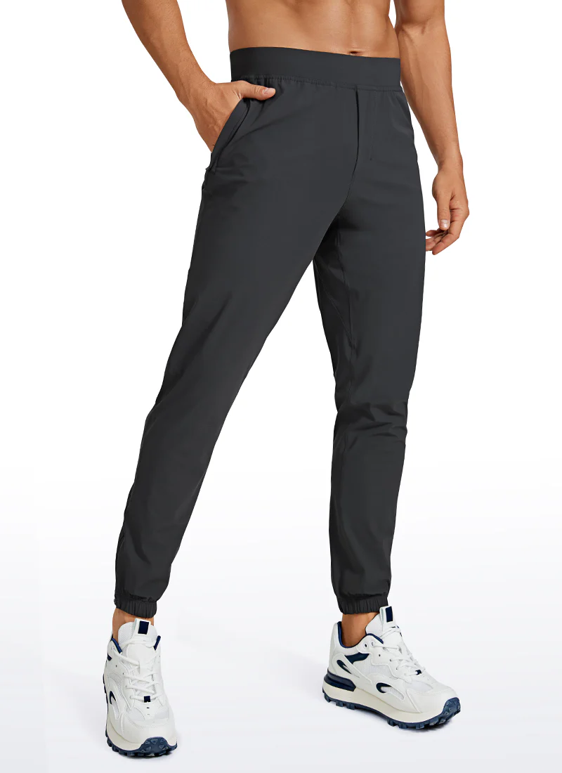 Lightweight Quick Dry Slim-Fit Joggers 29"-Zipper Pockets - Image 10