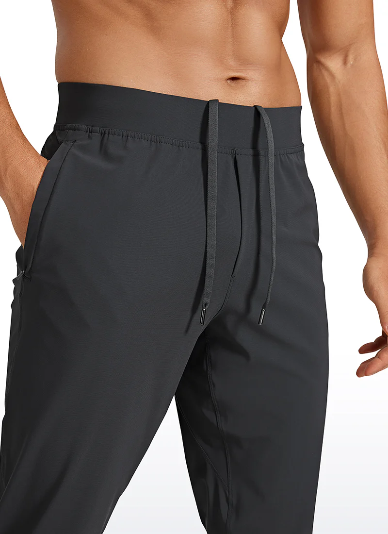 Lightweight Quick Dry Slim-Fit Joggers 29"-Zipper Pockets - Image 12