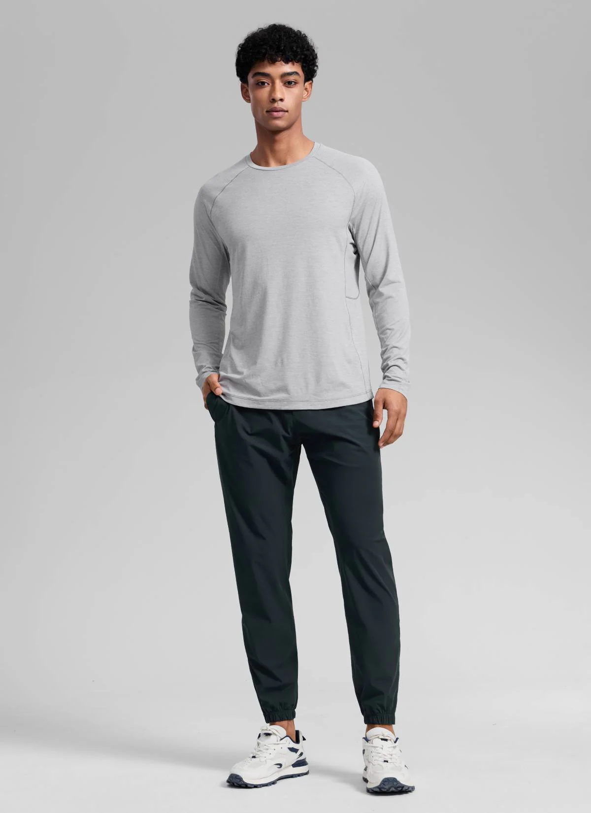 Lightweight Quick Dry Slim-Fit Joggers 29"-Zipper Pockets - Image 16
