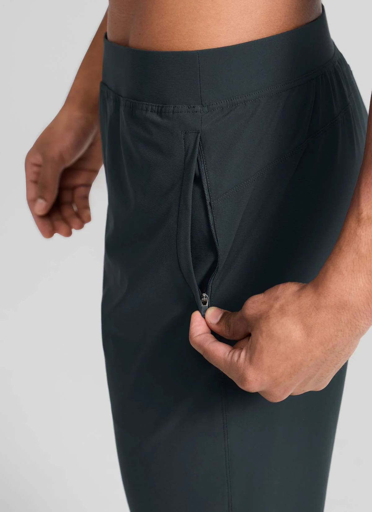 Lightweight Quick Dry Slim-Fit Joggers 29"-Zipper Pockets - Image 17