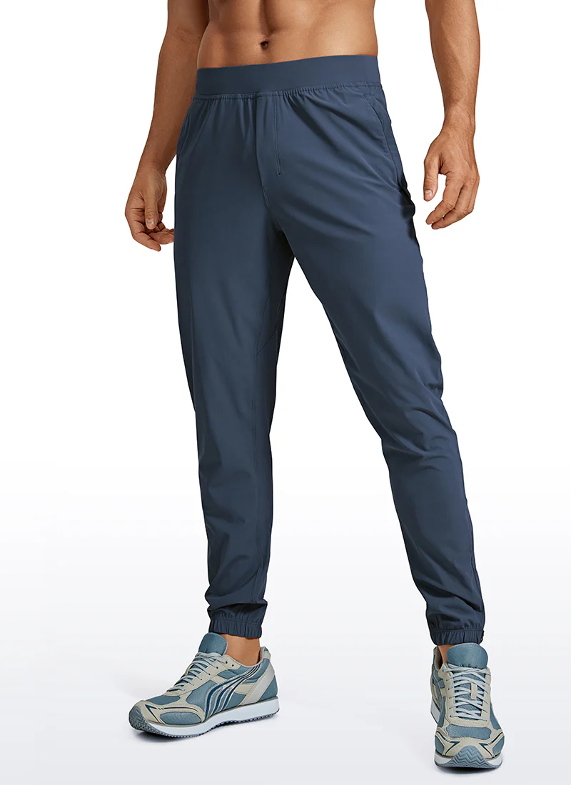 Lightweight Quick Dry Slim-Fit Joggers 29"-Zipper Pockets - Image 19