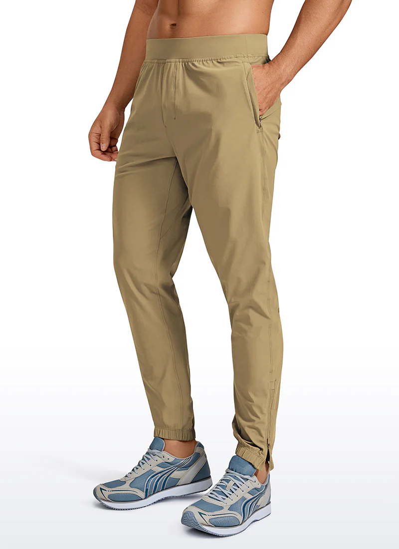 Lightweight Quick Dry Slim-Fit Joggers 29"-Zipper Pockets - Image 27