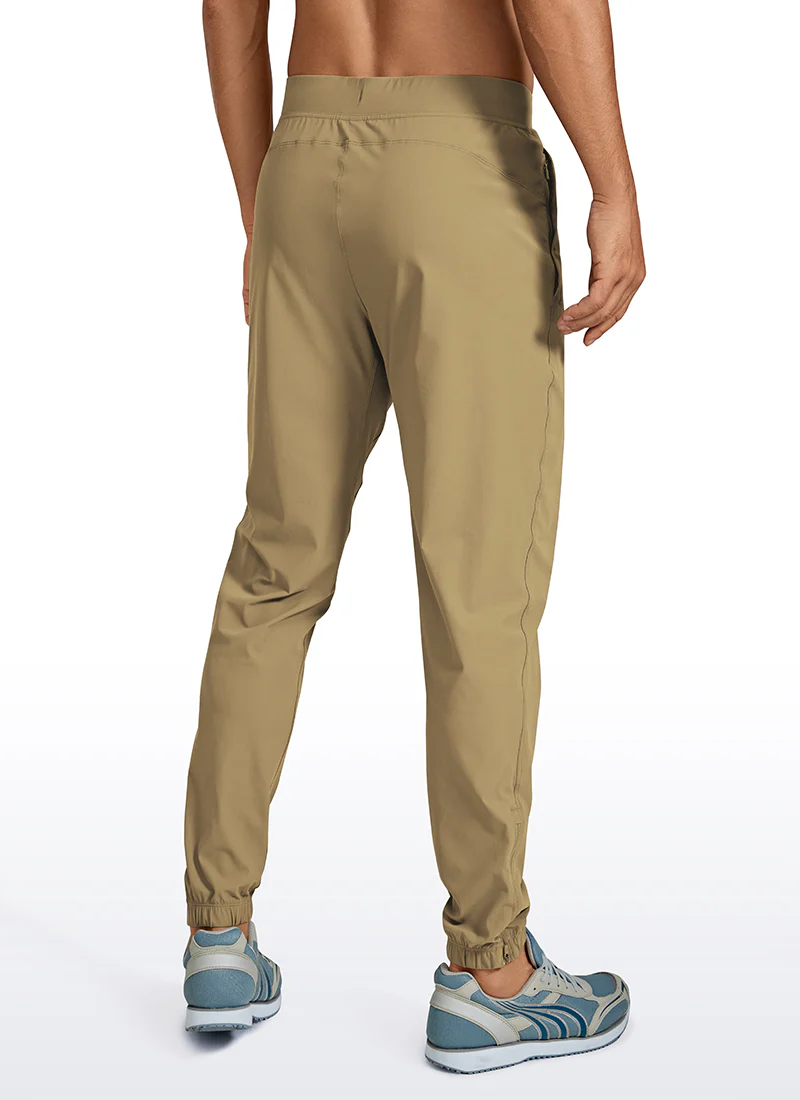 Lightweight Quick Dry Slim-Fit Joggers 29"-Zipper Pockets - Image 28