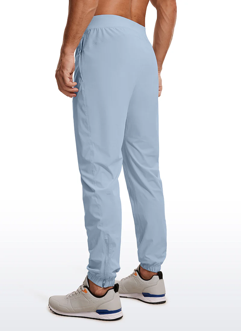 Lightweight Quick Dry Slim-Fit Joggers 29"-Zipper Pockets - Image 31