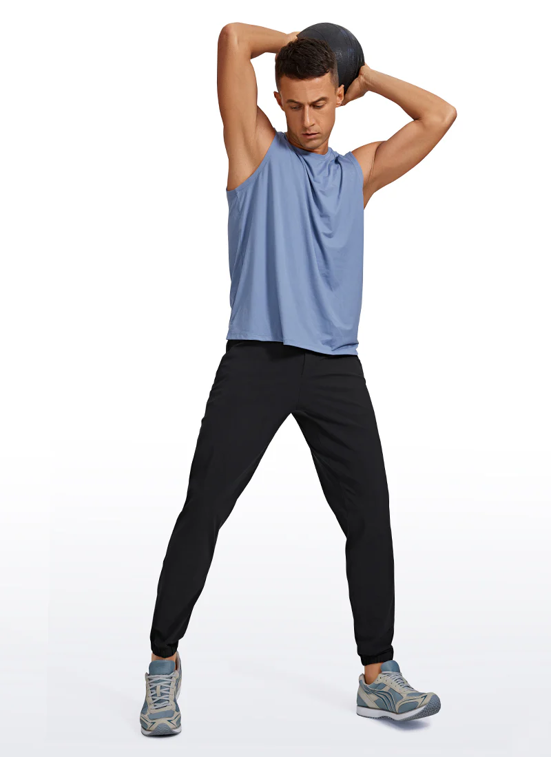 Lightweight Quick Dry Slim-Fit Joggers 29"-Zipper Pockets - Image 7