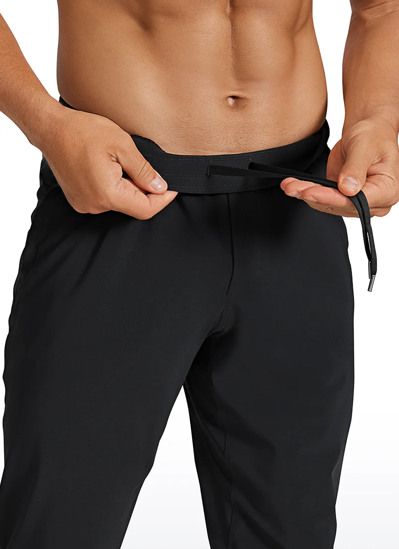 Lightweight Quick Dry Slim-Fit Joggers 29"-Zipper Pockets - Image 8