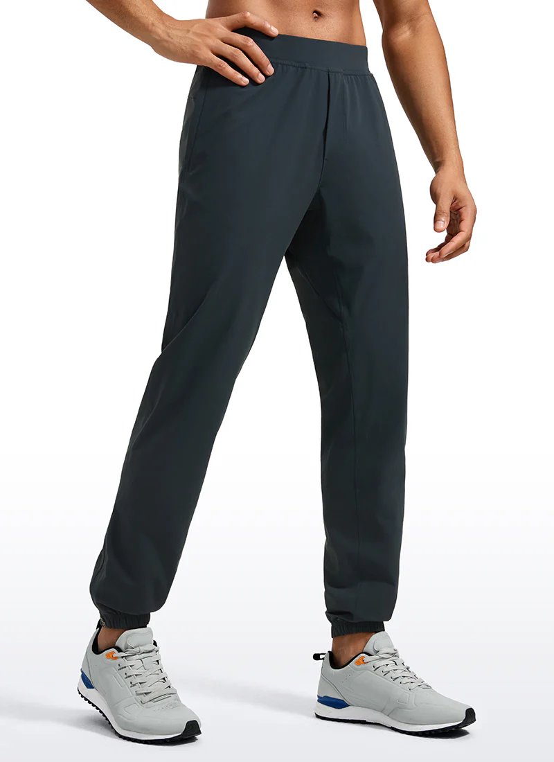 Lightweight Quick Dry Slim-Fit Joggers 31"-Zipper Pockets - Image 11