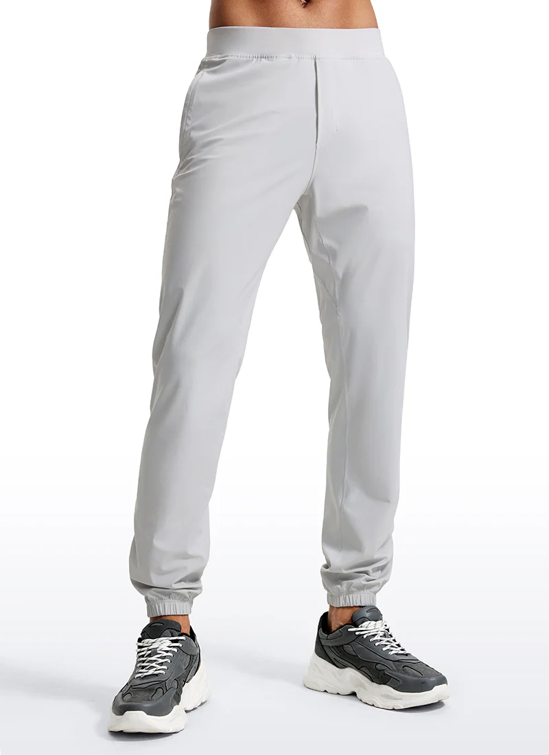 Lightweight Quick Dry Slim-Fit Joggers 31"-Zipper Pockets - Image 17