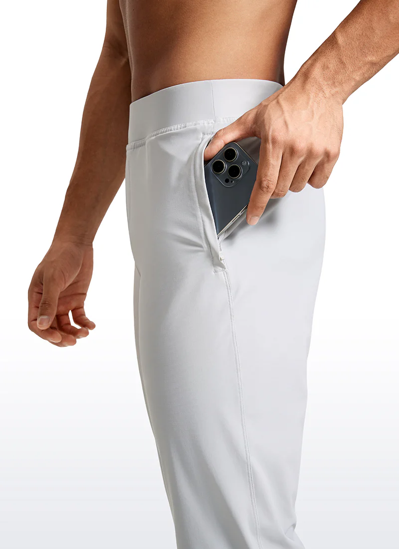Lightweight Quick Dry Slim-Fit Joggers 31"-Zipper Pockets - Image 20
