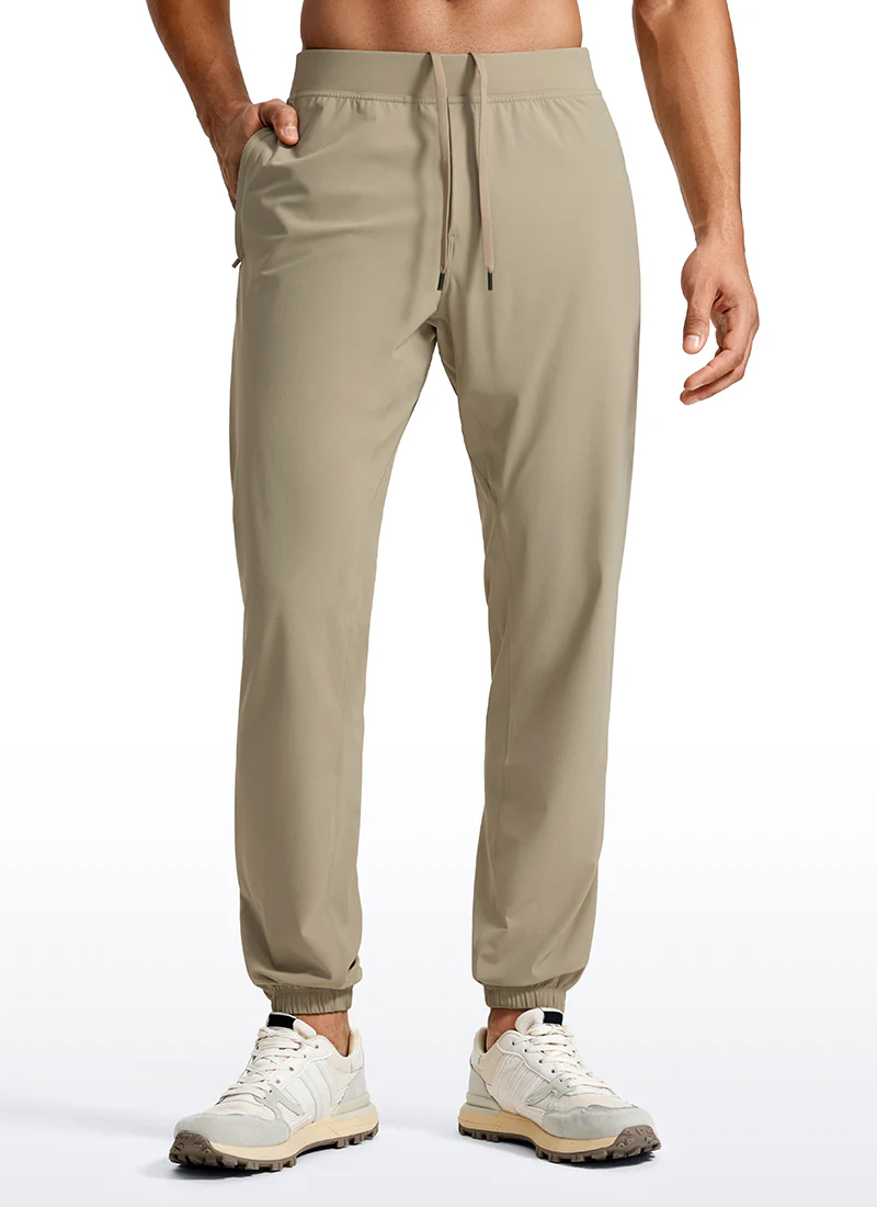 Lightweight Quick Dry Slim-Fit Joggers 31"-Zipper Pockets - Image 22
