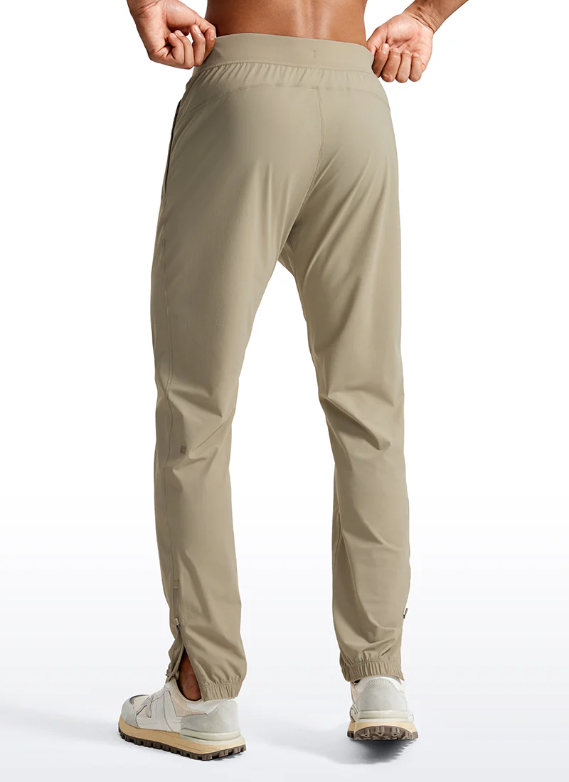 Lightweight Quick Dry Slim-Fit Joggers 31"-Zipper Pockets - Image 23