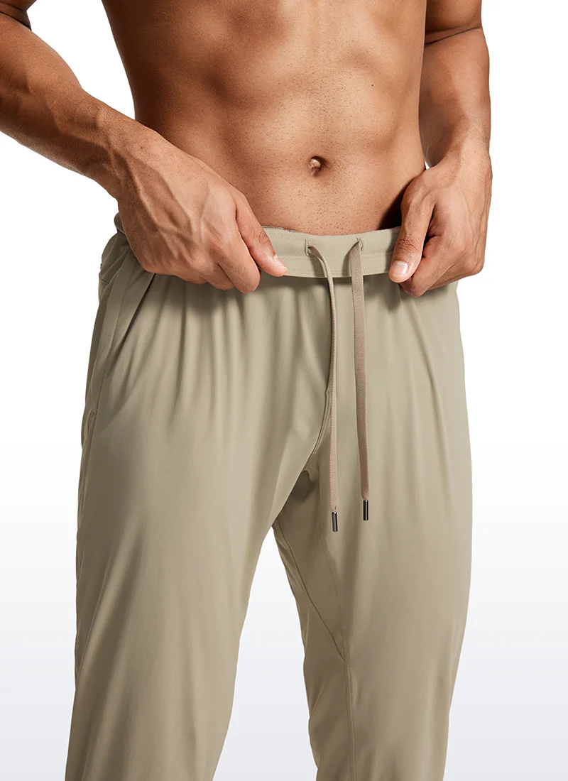 Lightweight Quick Dry Slim-Fit Joggers 31"-Zipper Pockets - Image 25