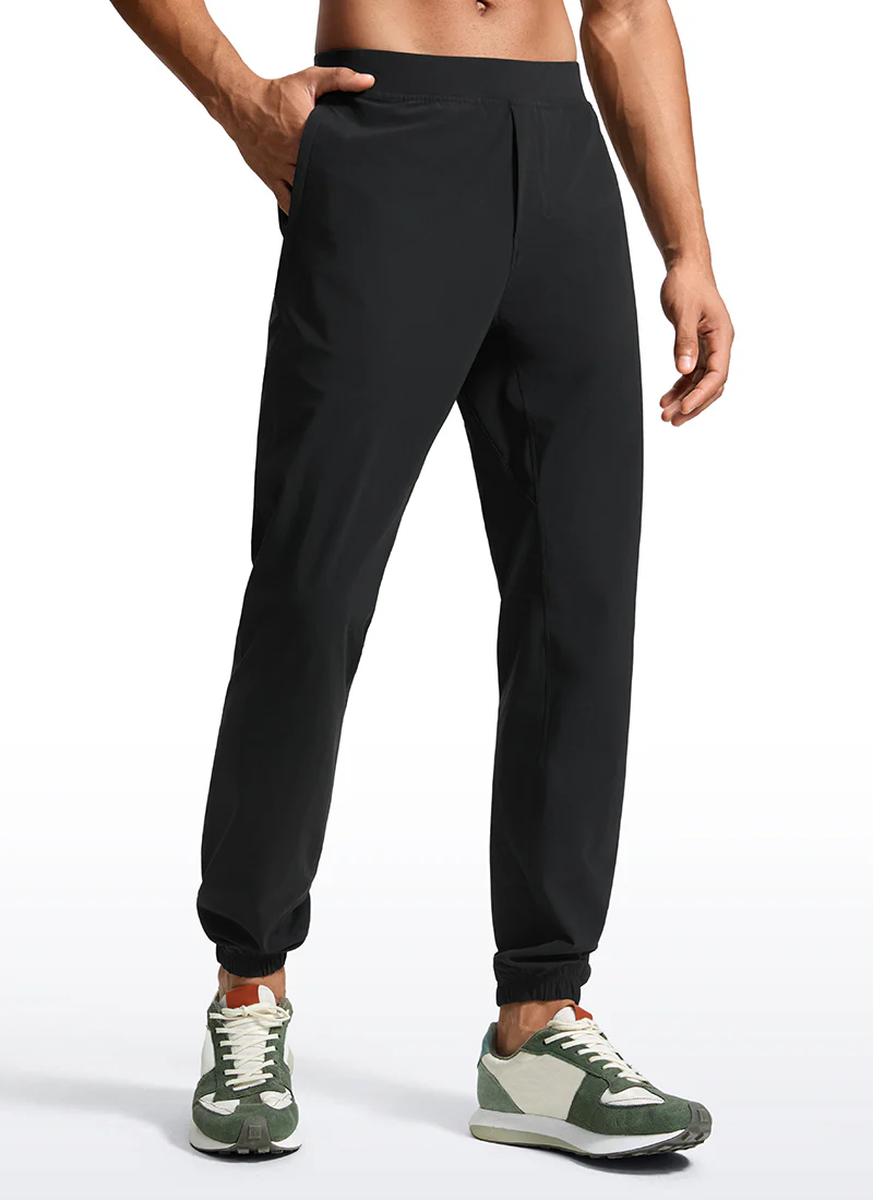 Lightweight Quick Dry Slim-Fit Joggers 31"-Zipper Pockets - Image 6