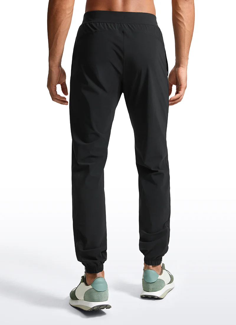 Lightweight Quick Dry Slim-Fit Joggers 31"-Zipper Pockets - Image 7