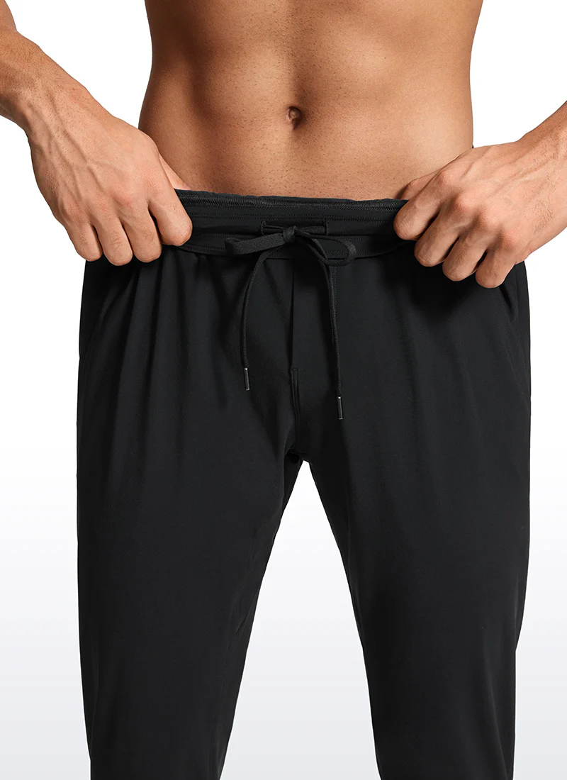 Lightweight Quick Dry Slim-Fit Joggers 31"-Zipper Pockets - Image 9