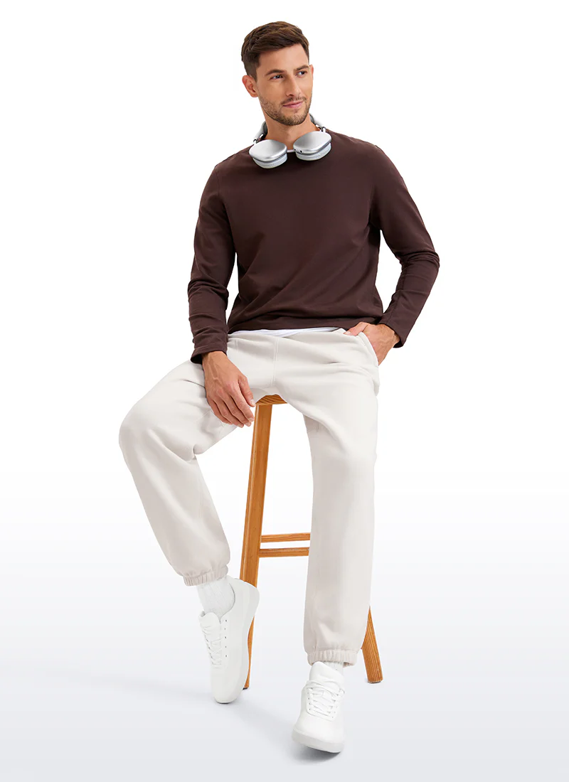 Cotton Fleece Sweatpants with Pockets 32'' - Image 17