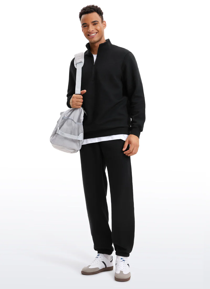Cotton Fleece Sweatpants with Pockets 32'' - Image 3