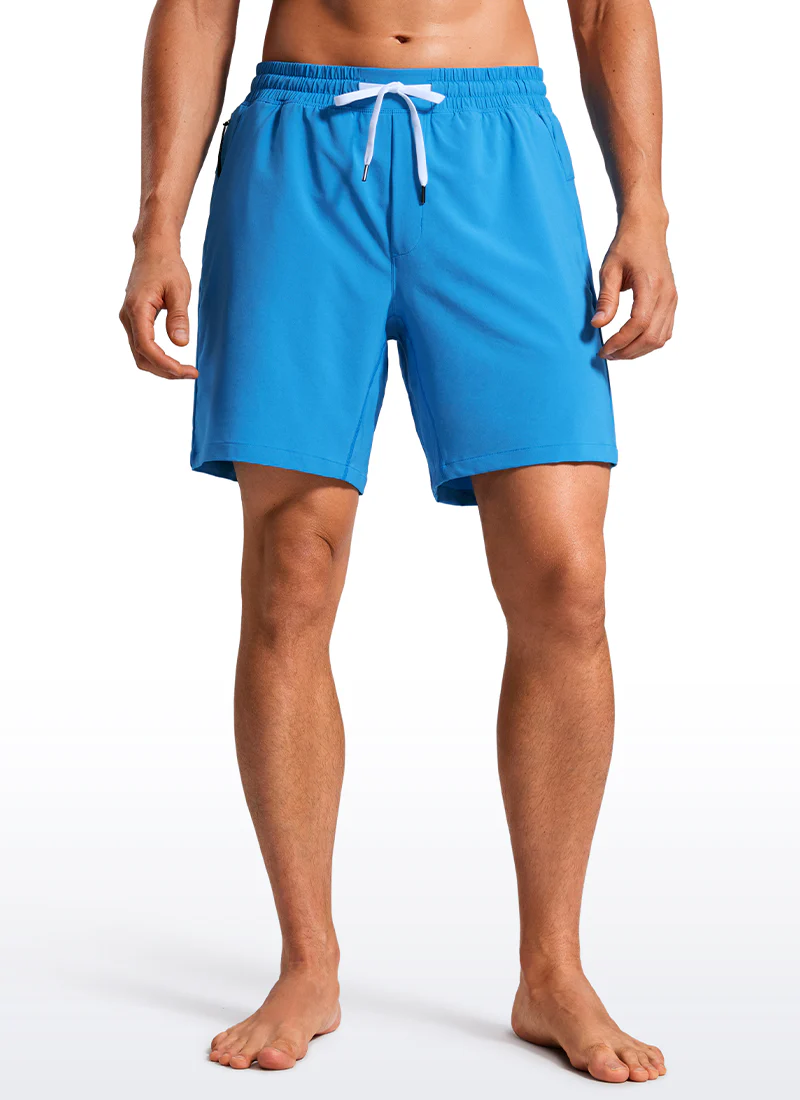 Swim Trunks 7'' with Zipper Pockets - Image 19