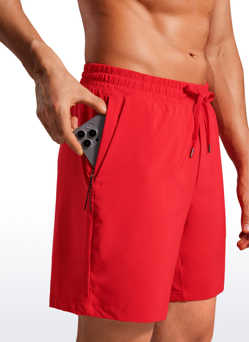 Swim Trunks 7'' with Zipper Pockets - Image 27
