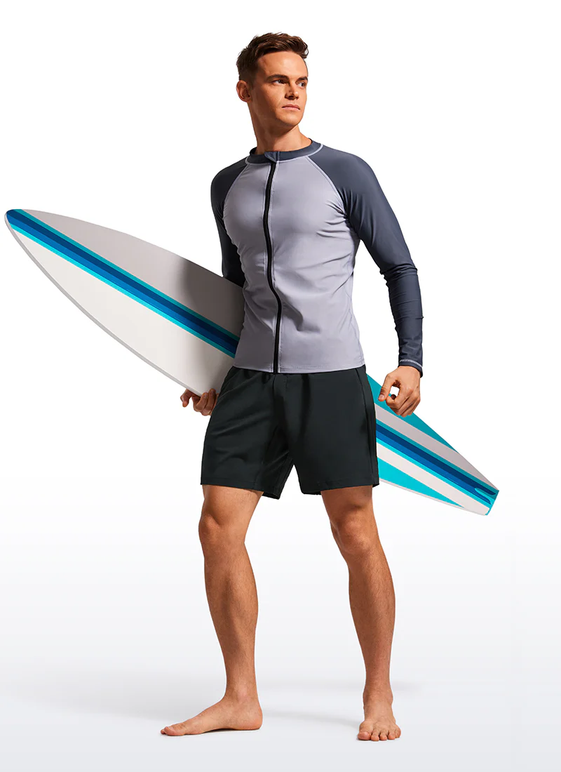 Swim Trunks 7'' with Zipper Pockets - Image 3