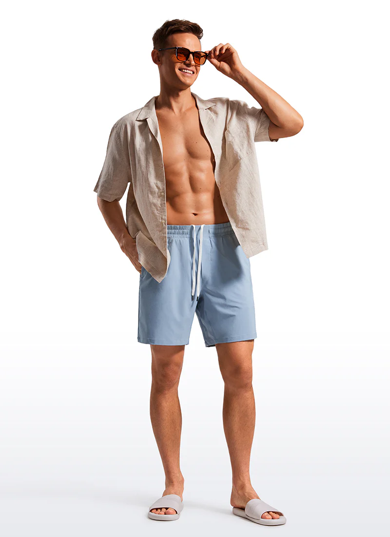 Swim Trunks 7'' with Zipper Pockets - Image 7
