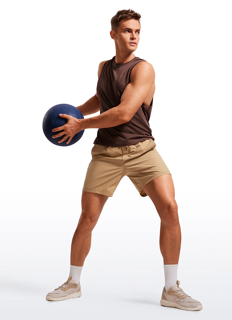Lightweight Athletic Pocketed Shorts 7''- Linerless - Image 31